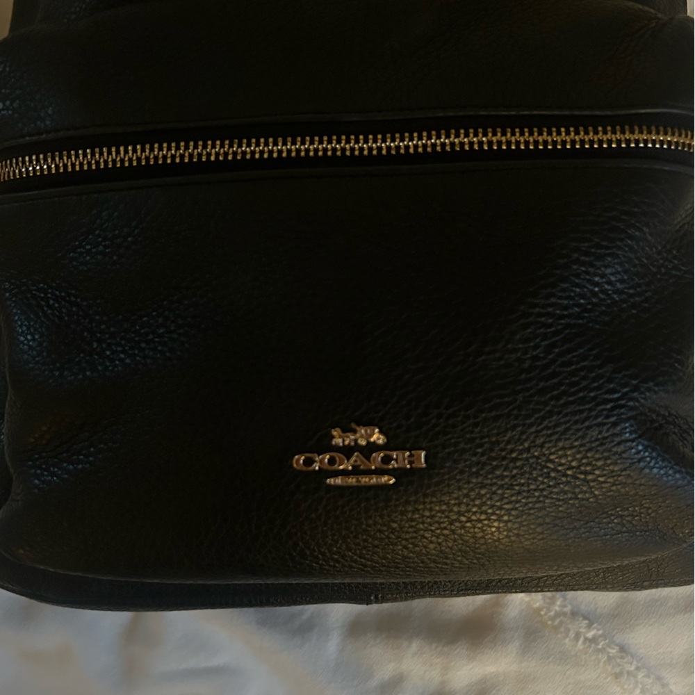 Coach Leather Backpack - image 8